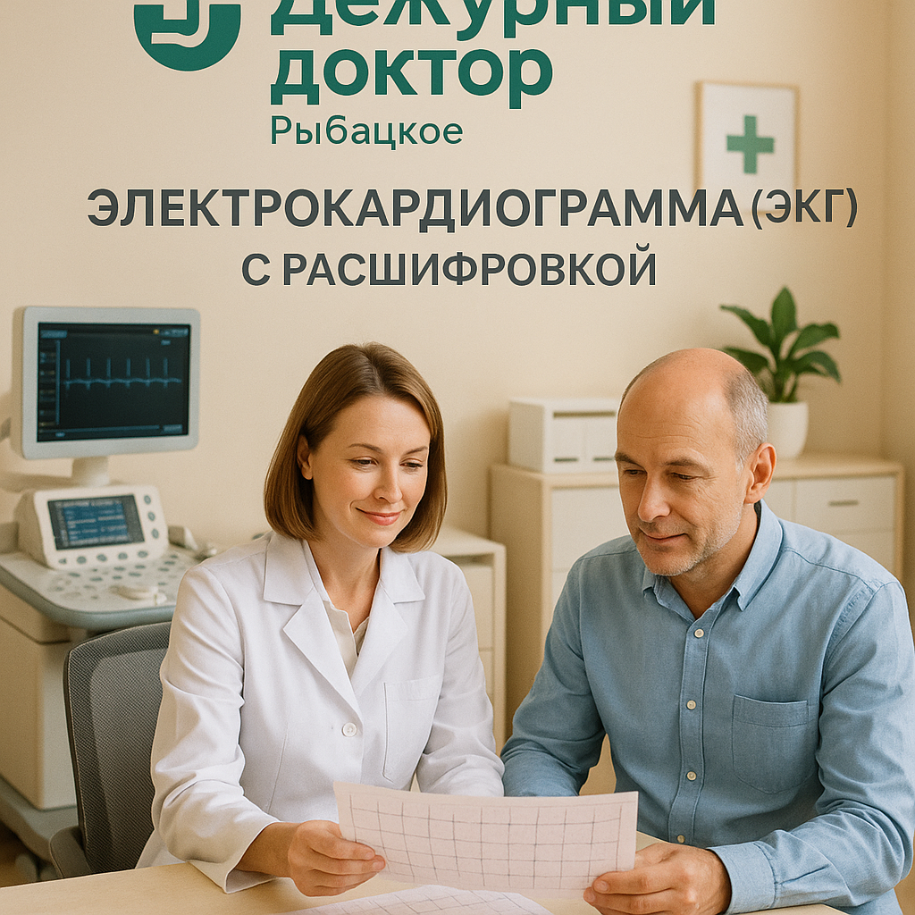 Электрокардиограмма (ЭКГ) с расшифровкой